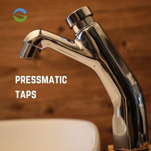 Pressmatic taps pillar cock water saver
