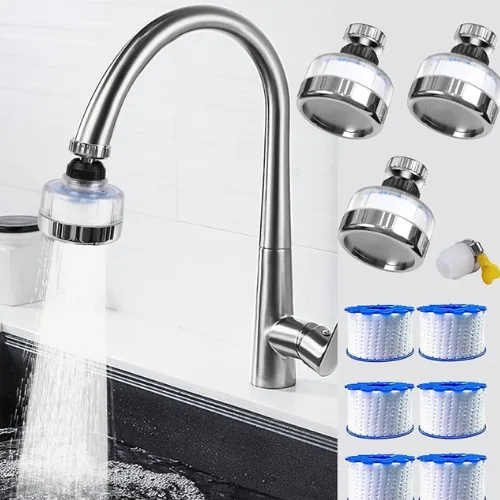 Kitchen Tap Extender with Filter - Wide | Ceramic Cartridge