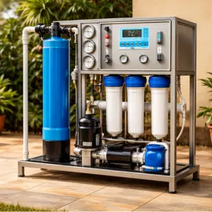 100 LPH-Automatic RO-TDS upto 1500-Recovery 50 %