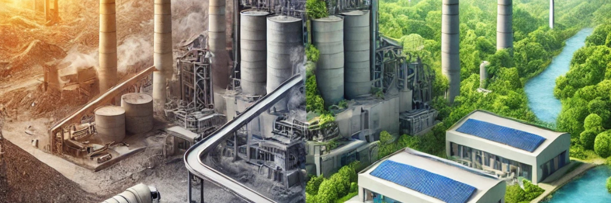 Pollution in Cement plants and Steps to reduce impact of pollutions images generated