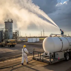 Odor Control misting System in<br />
Fracking operations