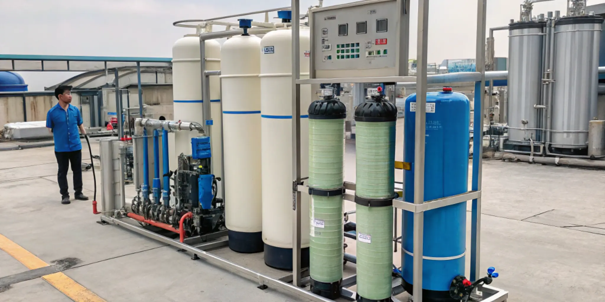 200 LPH commercial RO 200 LPH Industrial RO Plant