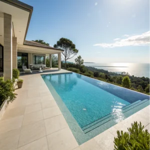 <br />
High-end residential infinity pools