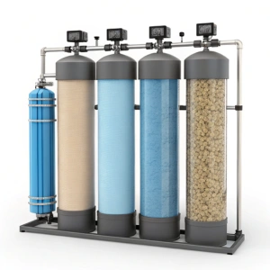 Particles are trapped by filter media