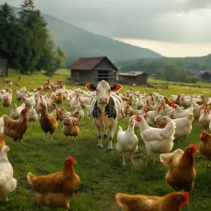 Poultry and dairy farms