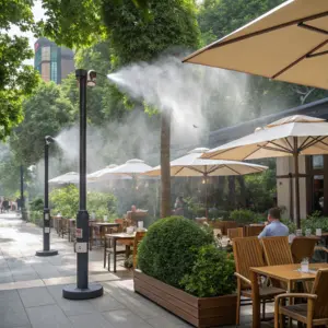 Open-air restaurants and cafes