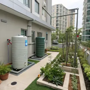 Residential & Smart Cities<br />
Sustainable water systems for housing complexes