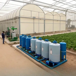 Greenhouse & polyhouse misting/cooling lines