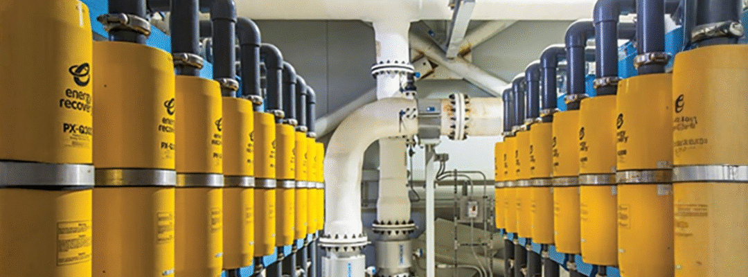 RO System Energy Recovery Techniques for Large-Scale Plants