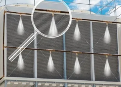 hvac adiabatic mist cooling system