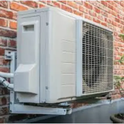 Independent houses heat pumps